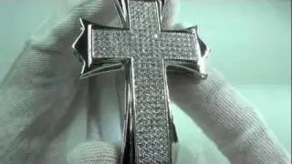 Lab Made Cross 316L Bling Bling Jewelry
