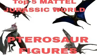 TOP 5 MATTEL JURASSIC WORLD PTEROSAUR FIGURES #fypviral #jurassicworld #hammondcollection 
