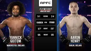 YANNICK GOITOM VS AARON HENRY | #APFC8 | CRAZY #MMA BRAWL | #FULLFIGHT