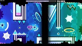 cloudscape by DigitalWarpstar 100% (Extreme Demon) | Geometry Dash