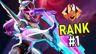 РАНГ 1 МИРОВАЯ АНЖЕЛА - SprigAndSprout | ГЕЙМПЛЕЙ ОТ ГЛАВНОГО МИРНОГО ВИДА MARVEL RIVALS