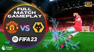 FIFA 23 | MAN UNITED VS WOLVES | FULL MATCH GAMEPLAY | PREMIER LEAGUE 23-24 | LEGENDARY | 4K60 PC