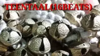 TEENTAAL (16Beats) // FOR PRACTICE // BILAMBIT TEENTAAL // NAGMA TEENTAAL //