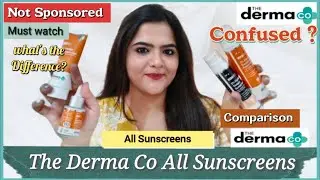 The Derma co All Sunscreens review || the derma co sunscreen || Best Sunscreen in India for oily .