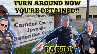 NJ DETENTION *CALLS COPS* OVER CAMERA TYRANT OFFICER ILLEGALLY *DETAINS ME* FIRST AMENDMENT (PART) 1