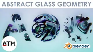 Abstract Glass Geometry - Blender Tutorial