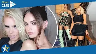 Billie Piper and Lily James put on a leggy display in over-the-knee boots as they attend party 61436