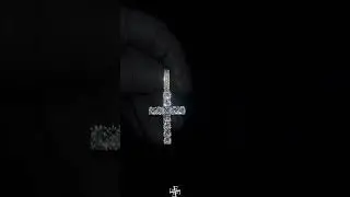 CZ Cross pendant preview