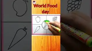 World Food Day Drawing #shorts