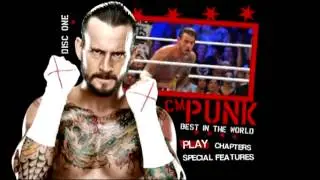 CM Punk:Best In The World DVD Main Menu TitanTron (FULL)
