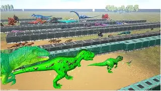 🌈ELEMENT POISON  DINO 🦠DEATHRUN 🦠 ALL dino ARK