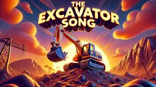 The Excavator Song 🦾💪🏻  | Kids songs, Vehicle song | Sing Along Safari