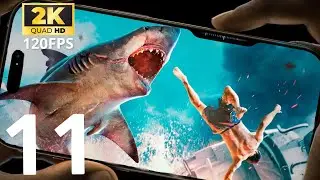 MANEATER MOBILE #11 | DUBLADO + 2K120FPS + CONTROLE + OFFLINE - ANDROID iOS | iPhone 16 pro max