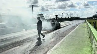 Dodge Demon in Da Not So Big Money Race at Orlando Speedworld Qualifier 