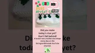 Crochet Advent CAL 2025 | Daily Mystery Clue on Stringsandthreads!