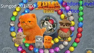 Zuma Deluxe Sungod 201-300 Random Level Practice Part 4