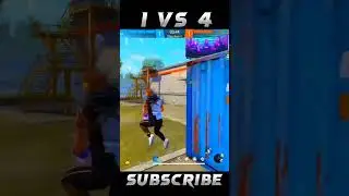 1 vs 4 aginst the @RBPANTHER1 uncle youtuber #freefire #shortsfeed #viral