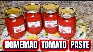 HOMEMADE TOMATO PASTE 🍅 😋 