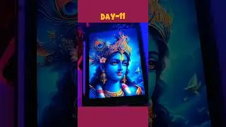 Day 11🔥 Shree Krishna Drawing Tutorial || Easy Krishna Bhagwan Drawing || Krishna Drawing Tutorial