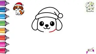 HOW TO DRAW A CUTE DOG EASY
