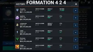 BEST TACTICS FIFA MOBILE MANAGER MODE SEASON 15 TOP 300 FORMATION 4 2 4