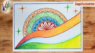 Republic Day Drawing Easy / Republic Day Poster Drawing / Happy Republic Day Drawing / Republic Day