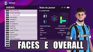 PES 2020 Efootball  - GR&Ecirc;MIO Faces e Overall