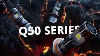 Светодиодные лампы для фар серии Auxbeam&reg; Q50 с двумя турбовентиляторами
