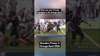 Brandon Finney Jr Orange Bowl 2026 #cfb #orangebowl #oregon #cfbhighlights