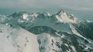 Hochkrumbach❤️ nach Warth und zur&uuml;ck Vorarlberg von oben 👆 = ein Skitourparadis 🎿der Superklasse
