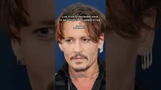 What Is The Most Difficult Word For Johnny Depp To Say?  Johnny Depp Inspirational Quotes.
