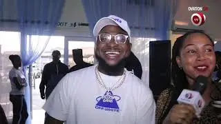 Davido at Imade's hair product Launch in Lagos