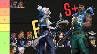 Ranking EVERY Valorant Agent by AURA (The Ultimate Tier List)
