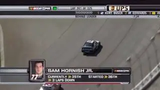 Atlanta- Spring 2009 - Sam Hornish and a loose race car