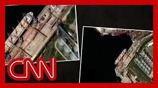 Satellite images appear to show Russia stealing Ukraine's grain