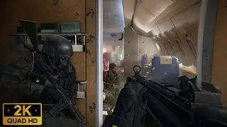 Plane Hijack by TERRORISTS | (2K60FPS) Ultra High Realistic PC Gameplay Walkthrough | CALL OF DUTY