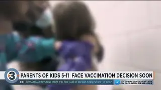 Parents of young children get set for vaccine decision