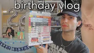 birthday vlog: anime tattoo, manga shopping, haul 🎁