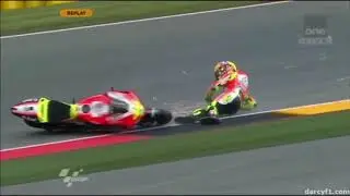 2017 Valentino Rossi BIGGEST and ALL MOTOGP Crashes Part 2