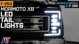 2017-2019 F-250 Morimoto GEN2 XB LED Headlights; Black Housing Review & Install