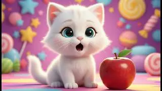 🐭🍏The kitten vomited uncontrollably after eating the poisoned apple🐱💥 #ai #story #catshorts#aicat