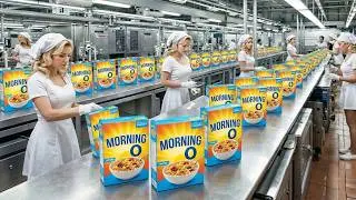 Inside the Cereal Factory | How America&rsquo;s Morning O Cereal Is Made (Full Process)