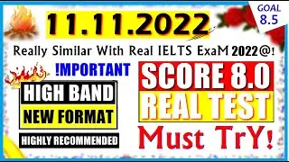 IELTS LISTENING PRACTICE TEST 2022 WITH ANSWERS | 11.11.2022