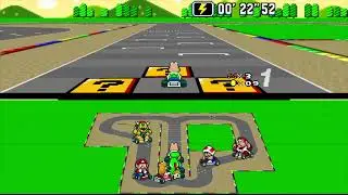 Super Mario Kart Hack: Universe 1 / in HD 16:9 / SNES / bsnes
