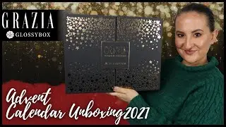 GLOSSYBOX X GRAZIA ADVENT CALENDAR UNBOXING