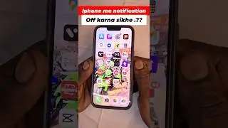 Disable iPhone App Notifications | iPhone Settings Tutorial #iphonetips #iphonetricks #notification