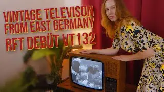 Vintage East German Television - RFT Debut VT132 #vintagetv #ddr