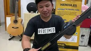 Unboxing Stand Keyboard HERCULES Double X- (KS120B)