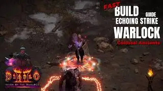 NEW ECHOING STRIKE WARLOCK🔥UBER TRISTRAM BUILD GUIDE🦺DIABLO 2: RESURRECTED-REIGN OF THE WARLOCK😈#d2r