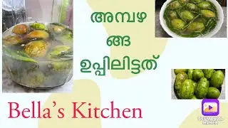 അമ്പഴങ്ങ ഉപ്പിലിട്ടത് || Ambazhanga Uppilittathu || Salted Hog Plum || Bella&rsquo;s Kitchen